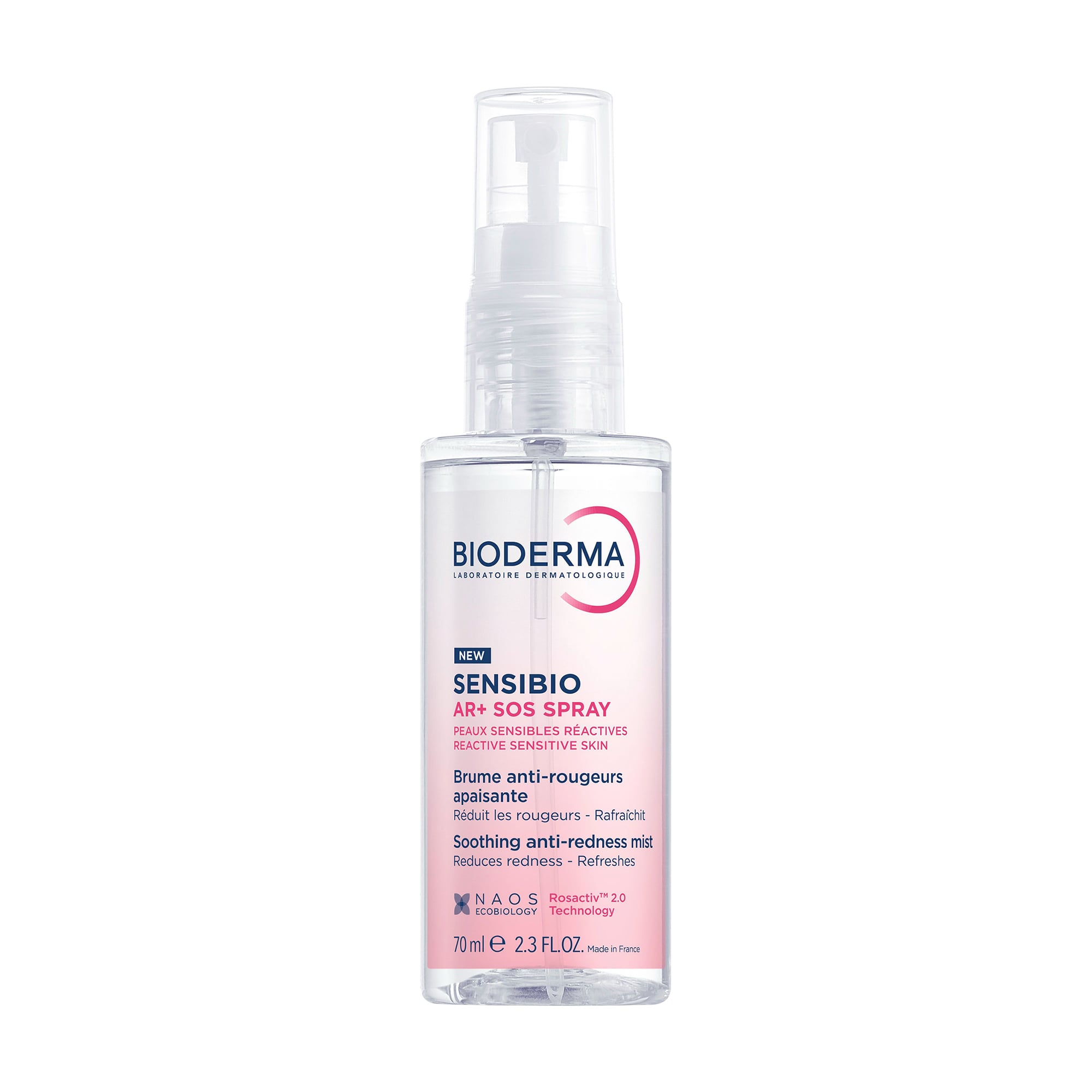 Спрей для обличчя Bioderma Sensibio AR+ SOS Spray Soothing Anti-Redness Mist проти почервонінь, 70 мл
